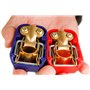 YoiYee Lot de 2 connecteurs de borne de batterie de voiture à dégagement rapide, pinces de batterie 12 V pour voiture, caravane,