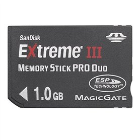 SanDisk Carte Memory Stick (MS) Pro Duo Extreme III 133x Carte Mémoire Flash 1 Go