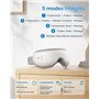 RENPHO Eyeris 1 - Masseur Oculaire avec Chaleur, Chauffant Masseur Masque yeux avec Musique Bluetooth, détend et réduit la fatig