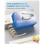 RENPHO Eyeris 1 - Masseur Oculaire avec Chaleur, Chauffant Masseur Masque yeux avec Musique Bluetooth, détend et réduit la fatig