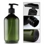 Alledomain 2 PCS 300 ML / 10 oz Bouteilles de Pompe de Lotion en Plastique Rechargeables vides, shampooing crème lavante pour Le
