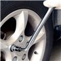 2Pcs Clé à Ergots TéLescopique, 17-19mm 21-23mm Douilles Standard Pour Les Outils De Secours De Panne De Pneu De Rechange De Voi