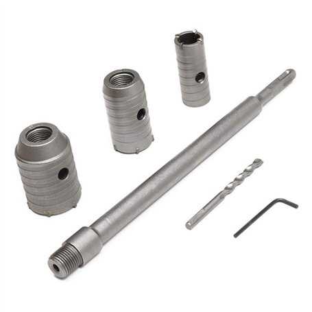 Mèche de forage en béton avec manche rond de 350 mm SDS Plus Trépan pour trou de sciage de béton Mèche de forage pour mur en pie