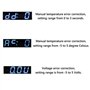 PolarLander 12V 3 dans 1 Digital LED Horloge De Voiture Thermomètre Voltmètre Tension Moniteur