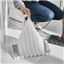 Tampons Dirt Grip officiels Shark [DIRTGRIP2E ] Compatible avec les balais vapeur Klik 'n' Flip S6001UK et S6003UK, Blanc