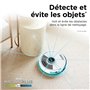 Shark Matrix Plus 2-en-1 Robot aspirateur-Balai à vidage Automatique avec cartographie LiDAR & Nettoyage Coins, pour Moquette, s
