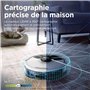 Shark Matrix Plus 2-en-1 Robot aspirateur-Balai à vidage Automatique avec cartographie LiDAR & Nettoyage Coins, pour Moquette, s