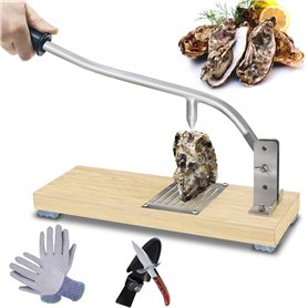 Oyster Shucker Ensemble de couteaux à huîtres en acier inoxydable Fait à la main Réglable avec des outils pour hôtel