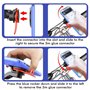 Kisbeibi Support de téléphone portable pour vélo, amortisseur de vibrations pour moto, guidon, universel, pour smartphone de 4,7