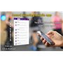 GymNext Flex Timer - Fitness Minuteur Horloge Numérique – Home Edition - Contrôle par Application Mobile Via Bluetooth