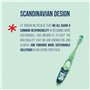 Jordan ® | Step 2 Brosse à dents pour enfants | Brosse à dents pour enfants de 3 à 5 ans | Poils souples, double poignée ergonom