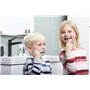 Jordan ® | Step 2 Brosse à dents pour enfants | Brosse à dents pour enfants de 3 à 5 ans | Poils souples, double poignée ergonom