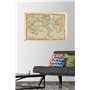 Poster mural rustique avec punaises
