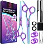 Lot de 14 paires de ciseaux de coiffeur professionnels de 6