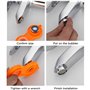 DXLing 16 PCS Mousseurs Robinet Acier Inoxydable Mousseur Aérateur Robinet Économiseurs d'Eau Bubbler Remplaçable Barboteur Acce