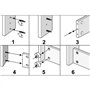 DXLing 25 Ensembles Meubles Connecteur Raccords de Came Connexion Raccords de Came Ø14.5mm Goujons à Visser Écrous Pré-insérés p
