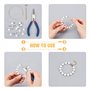 Perles à écraser Noir Argent Dorépour l