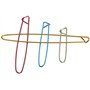 Lot de 8 arrête Mailles en Aluminium Aiguilles à Tricoter Crochet Outils Fondamentaux 4 Tailles Couleur Aléatoire