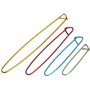 Lot de 8 arrête Mailles en Aluminium Aiguilles à Tricoter Crochet Outils Fondamentaux 4 Tailles Couleur Aléatoire