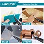 Libraton Ebavureur Outil D'ébavurage, Ebavurage Manuel avec 11 Lames en Acier Rapide, 360 Degrés Rotatif Burr Remover, Kit Debur