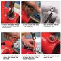 EMAGEREN 30Pcs Kit Reparation Filetage M6 INOX Foret Hélicoïdal Clé Hexagonale Insert Filetage Taraud Filiere Professionnel pour