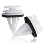 Bostar Lot de 50 clips pour panneau de porte scellé avec anneau pour voiture BM-W E36 E38 E39 E46 X5 M3 M5 Z3