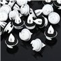 Bostar Lot de 50 clips pour panneau de porte scellé avec anneau pour voiture BM-W E36 E38 E39 E46 X5 M3 M5 Z3