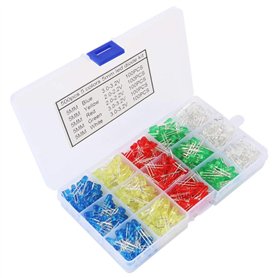 GTIWUNG 500Pcs 5 mm Diodes électroluminescentes
