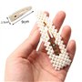 Pinces à Cheveux Perle Artificielle, 2 PCS Mode Imitation Perle Barrettes Cheveux Acrylique Épingles à Cheveux Accessoires pour 