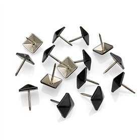 Let's Decorate Lot de 200 punaises carrées pour ameublement de canapé en laiton bronze vieilli pour meubles décoratifs en bois 1