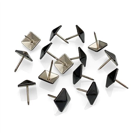 Let's Decorate Lot de 200 punaises carrées pour ameublement de canapé en laiton bronze vieilli pour meubles décoratifs en bois 1