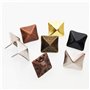 Let's Decorate Lot de 200 punaises carrées pour ameublement de canapé en laiton bronze vieilli pour meubles décoratifs en bois 1