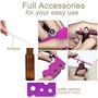 JamHooDirect Lot de 10 flacons à bille en verre ambré rechargeables de 10 ml pour huiles essentielles avec billes en acier inoxy