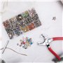 EuTengHao Lot de 804 boutons pression creux et solides en métal avec outil de réglage pour les travaux manuels et la couture en 