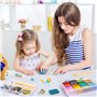 iFergoo Argile polymère - 46 couleurs - Kit de pâte à modeler et sculpture - Pour enfants garçons et filles - Pour Noël et cadea