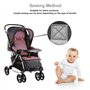 RMENOOR Harnais Chaise Haute Universelle Sangle Chaise Enfant Réglable avec Boucle POM Ceinture Attache Sécurité Fixation 5 Poin