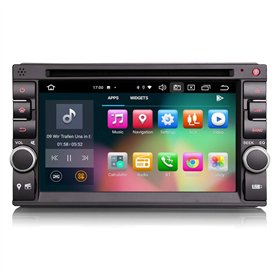 Autoradio Universel ERISIN 6.2 Pouces Android 10.0 Double Din pour véhicules Nissan Prend en Charge GPS Navi Carplay Android Aut