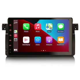 ERISIN 9 Pouces Android 11 Autoradio pour BMW Série 3 E46 M3 Rover 75 MG ZT Support GPS Sat Nav Carplay Android Auto DSP Bluetoo
