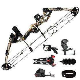 REAWOW Kit Arc à Poulies Tir à l'arc Arcs Compound Set 30-40Livres Réglable Arc de Chasse 310 FPS pour Adultes Jeunes Débutants