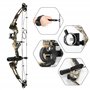 REAWOW Kit Arc à Poulies Tir à l'arc Arcs Compound Set 30-40Livres Réglable Arc de Chasse 310 FPS pour Adultes Jeunes Débutants 