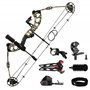 REAWOW Kit Arc à Poulies Tir à l'arc Arcs Compound Set 30-40Livres Réglable Arc de Chasse 310 FPS pour Adultes Jeunes Débutants 