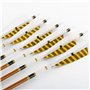 REAWOW 31 Pouces Flèche de Carbone 12pcs de Tir à l'arc Flèches de Chasse avec 4" Les Plumes Naturelles pour Pratique du Cible D
