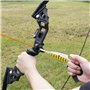 REAWOW 31 Pouces Flèche de Carbone 12pcs de Tir à l'arc Flèches de Chasse avec 4" Les Plumes Naturelles pour Pratique du Cible D