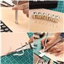 Cuir à coudre outils Kit de 151 pièces outils de travail du cuir - Outils et fournitures pour le travail du cuir - Tapis de déco