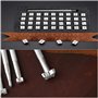 Cuir à coudre outils Kit de 151 pièces outils de travail du cuir - Outils et fournitures pour le travail du cuir - Tapis de déco