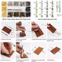 Cuir à coudre outils Kit de 151 pièces outils de travail du cuir - Outils et fournitures pour le travail du cuir - Tapis de déco