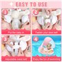 Bouee Bebe, Bouee Bebe avec Pare Soleil SPF 50+, Bouée Enfant Piscine Bouee, Bouée Gonflable pour Enfants Anneau de Natation Bou