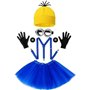 Minion Costume Minion Lunettes Kits Minion Cosplay Carnaval Halloween Cosplay Accessoires pour Minion Deguisement Femme Homme En