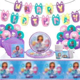 JUQG 110 Pcs Vaisselle pour Fêtes D'anniversaire D'enfants
