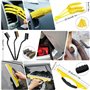 MWZEAUL Kit de Nettoyage Voiture, Kit Lavage Voiture pour Intérieur et Extérieur, Kit de Détail Voiture avec Brosse Perceuse, Pi